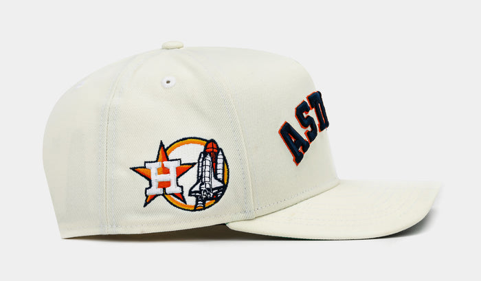 Shoe Palace Exclusive Houston Astros 950AF Snapback Mens Hat (Beige/Orange)