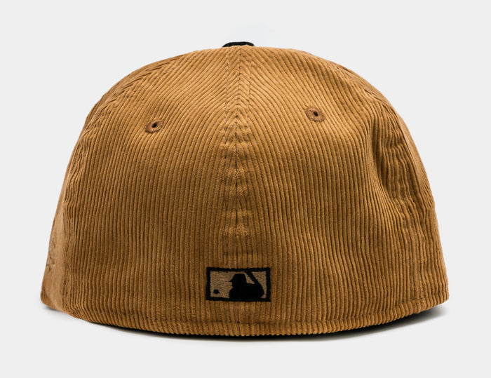 Shoe Palace Exclusive Houston Astros Wheat Corduroy 59Fifty Fitted Mens Hat (Wheat/Black)