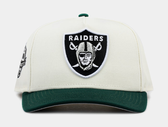 Shoe Palace Exclusive Las Vegas Raiders 50 950AF Snapback Mens Hat (Beige/Green)