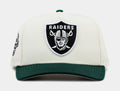 Shoe Palace Exclusive Las Vegas Raiders 50 950AF Snapback Mens Hat (Beige/Green)
