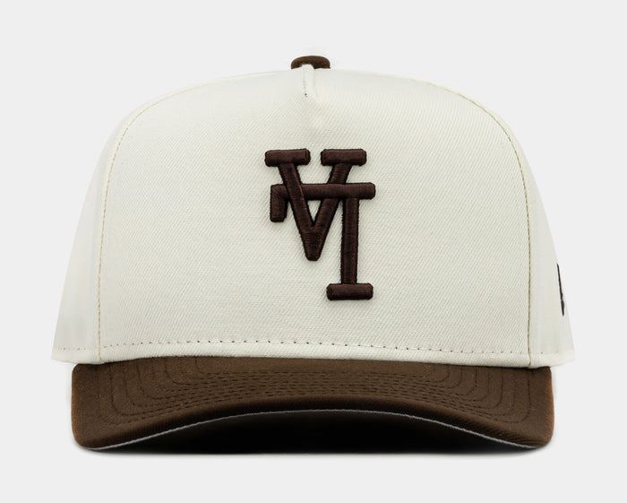 Shoe Palace Exclusive Los Angeles Chrome Walnut 950AF Snapback Mens Hat (Walnut/Beige)