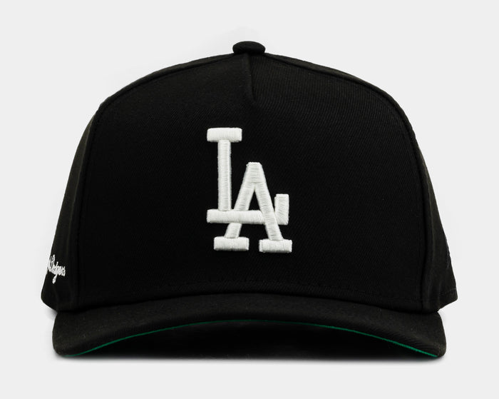 Shoe Palace Exclusive Los Angeles Dodgers Chrome 950AF Snapback Mens Hat (Black/White)
