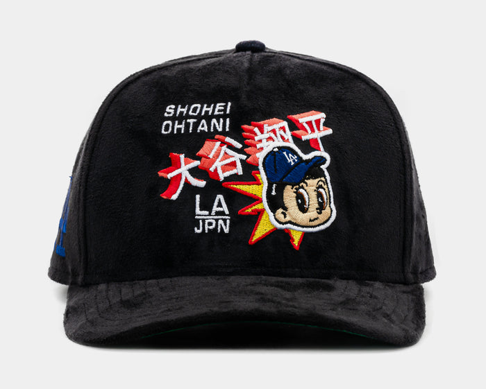 Shoe Palace Exclusive Los Angeles Dodgers Ohtani 950AF Snapback Mens Hat (Black/Blue)
