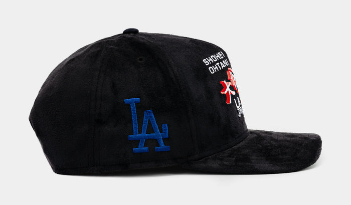 Shoe Palace Exclusive Los Angeles Dodgers Ohtani 950AF Snapback Mens Hat (Black/Blue)