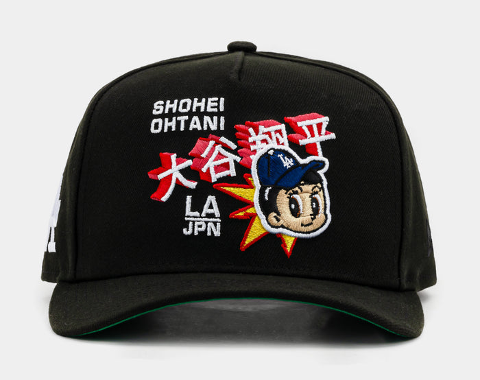 Shoe Palace Exclusive Los Angeles Dodgers Shohei Ohtani 950AF Snapback Mens Hat (Black)