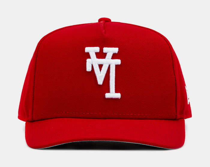 Shoe Palace Exclusive Los Angeles Dodgers Upside Down 950AF Snapback Mens Hat (Red/White)