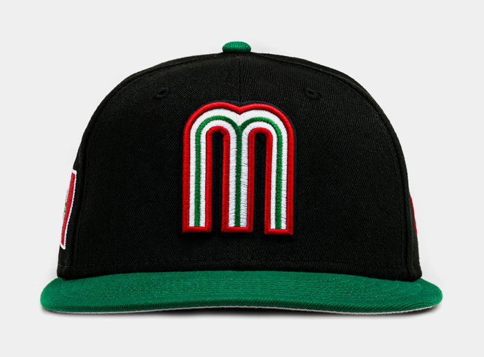 Shoe Palace Exclusive Mexico 59Fifty Fitted Mens Hat (Black/Green)