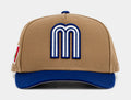 Shoe Palace Exclusive Mexico Curve Khaki 950AF Snapback Mens Hat (Khaki/Blue)