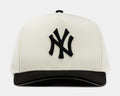 Shoe Palace Exclusive New York Yankees 2 Tone 950AF Snapback Mens Hat (Black/Beige)