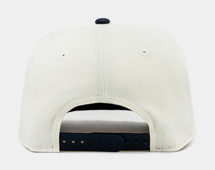 Shoe Palace Exclusive New York Yankees Chrome 950AF Snapback Mens Hat (Beige/White)
