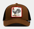 Shoe Palace Exclusive Rooster Palace Trucker Mens Hat (Brown/Black)