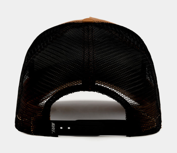 Shoe Palace Exclusive Rooster Palace Trucker Mens Hat (Brown/Black)