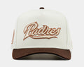 Shoe Palace Exclusive San Diego Padres Chrome 950AF Snapback Mens Hat (Beige/Brown)