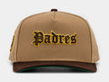 Shoe Palace Exclusive San Diego Padres Khaki 950AF Snapback Mens Hat (Khaki/Yellow)
