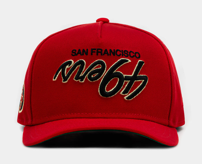 Shoe Palace Exclusive San Francisco 49ers 2 Tone 950AF Snapback Mens Hat (Gold/Red/Beige)