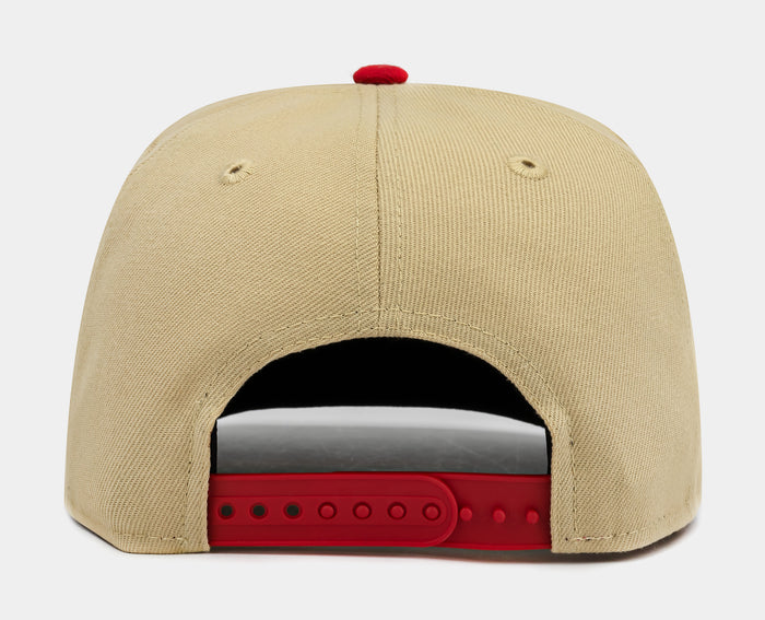 Shoe Palace Exclusive San Francisco 49ers 2 Tone Gold 950AF Snapback Mens Hat (Gold/Red)