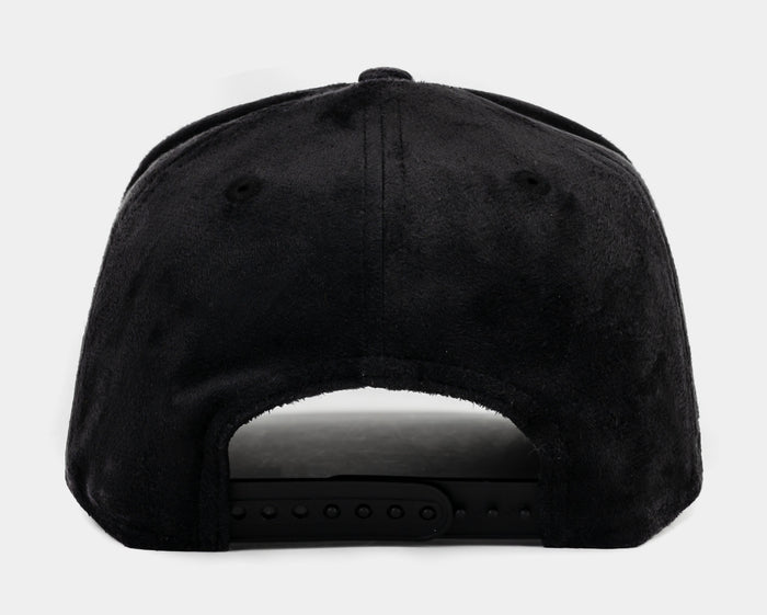 Shoe Palace Exclusive San Francisco 49ers Black Suede 950AF Snapback Mens Hat (Black)