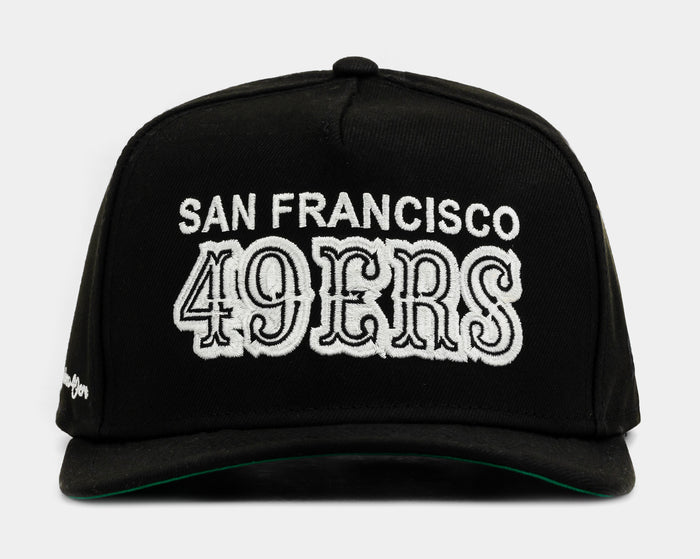Shoe Palace Exclusive San Francisco 49ers Chrome 950AF Snapback Mens Hat (Black/White)