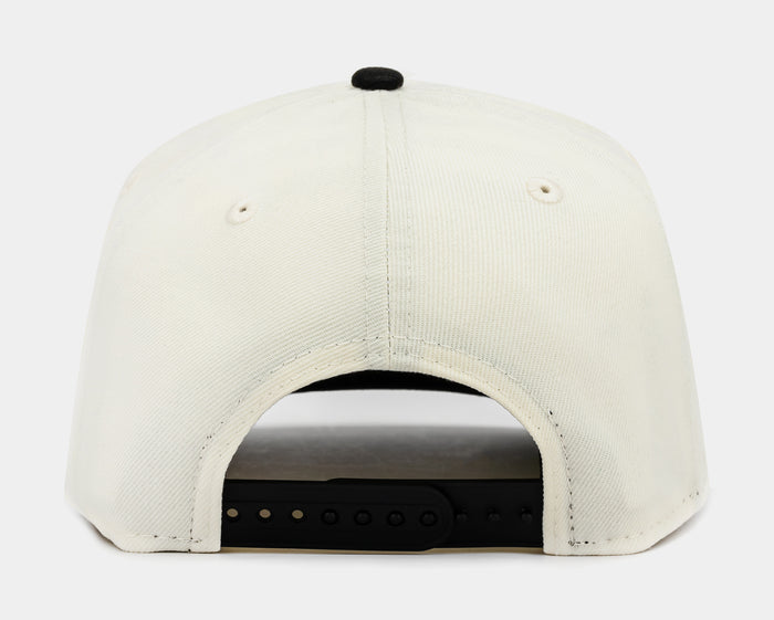 Shoe Palace Exclusive San Francisco 49ers Chrome Script 950AF Snapback Mens Hat (Beige/Red)