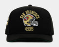 Shoe Palace Exclusive San Francisco 49ers Faithful Curve 950AF Snapback Mens Hat (Black/Red/Gold)