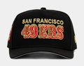 Shoe Palace Exclusive San Francisco 49ers XXIV Superbowl 950AF Snapback Mens Hat (Black/Red)