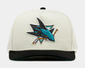 Shoe Palace Exclusive San Jose Sharks 950AF Snapback Mens Hat (Beige/Blue)
