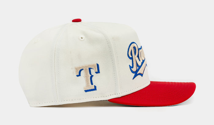 Shoe Palace Exclusive Texas Rangers 950AF Snapback Mens Hat (Red/White)