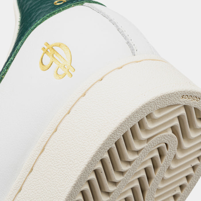 Shoe Palace x Adidas Superstar II Dame Time Mens Lifestyle Shoes (White/Green/Beige) Free Shipping