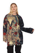 BlackMilk Clothing - Takato Yamamoto Shu-Ra Long Sleeve Oversized Tee