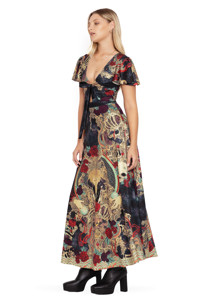 BlackMilk Clothing - Takato Yamamoto Shu-Ra Rio Maxi Dress