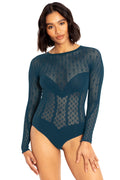siren blue bodysuit