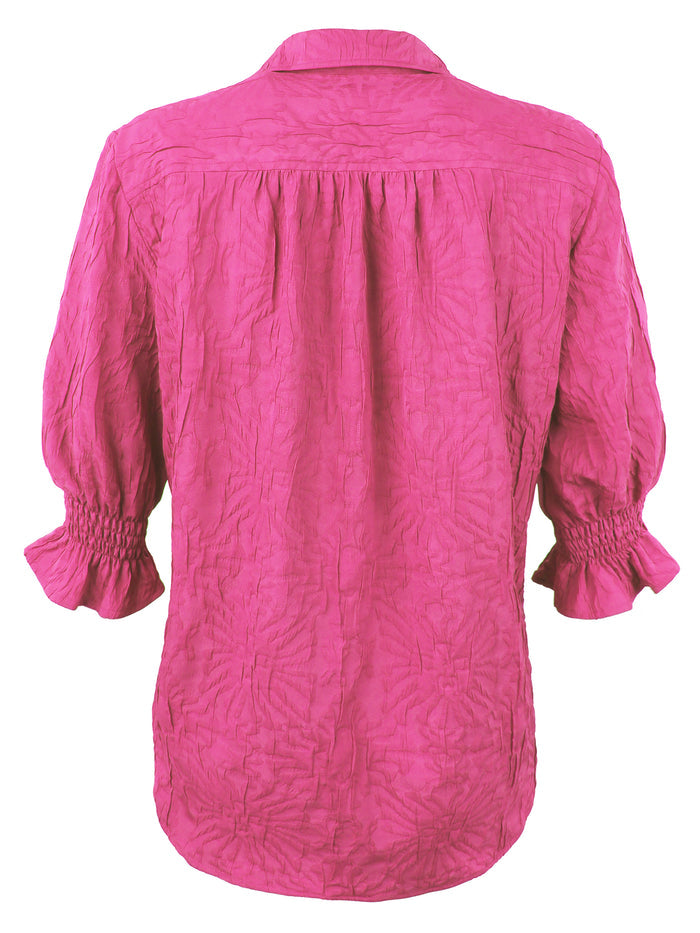 Sirena Shirt Pink Textured Jacquard - Webstore Exclusive