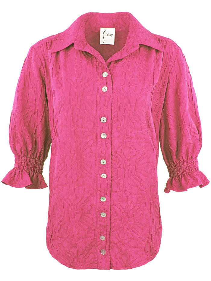 Sirena Shirt Pink Textured Jacquard - Webstore Exclusive