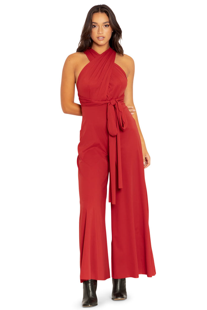 BlackMilk Clothing - Sleek Pepper Infinity Jumpsuit