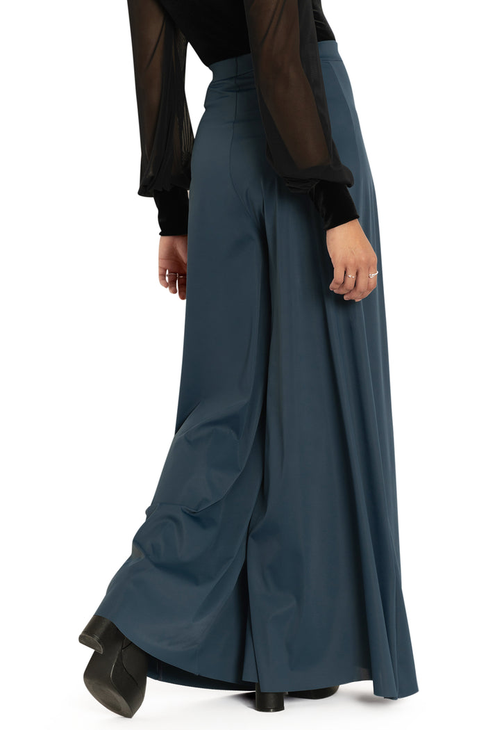 BlackMilk Clothing - Sleek Teal Palazzo Pants
