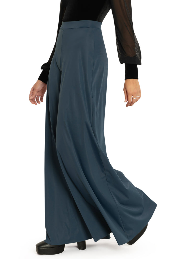 BlackMilk Clothing - Sleek Teal Palazzo Pants