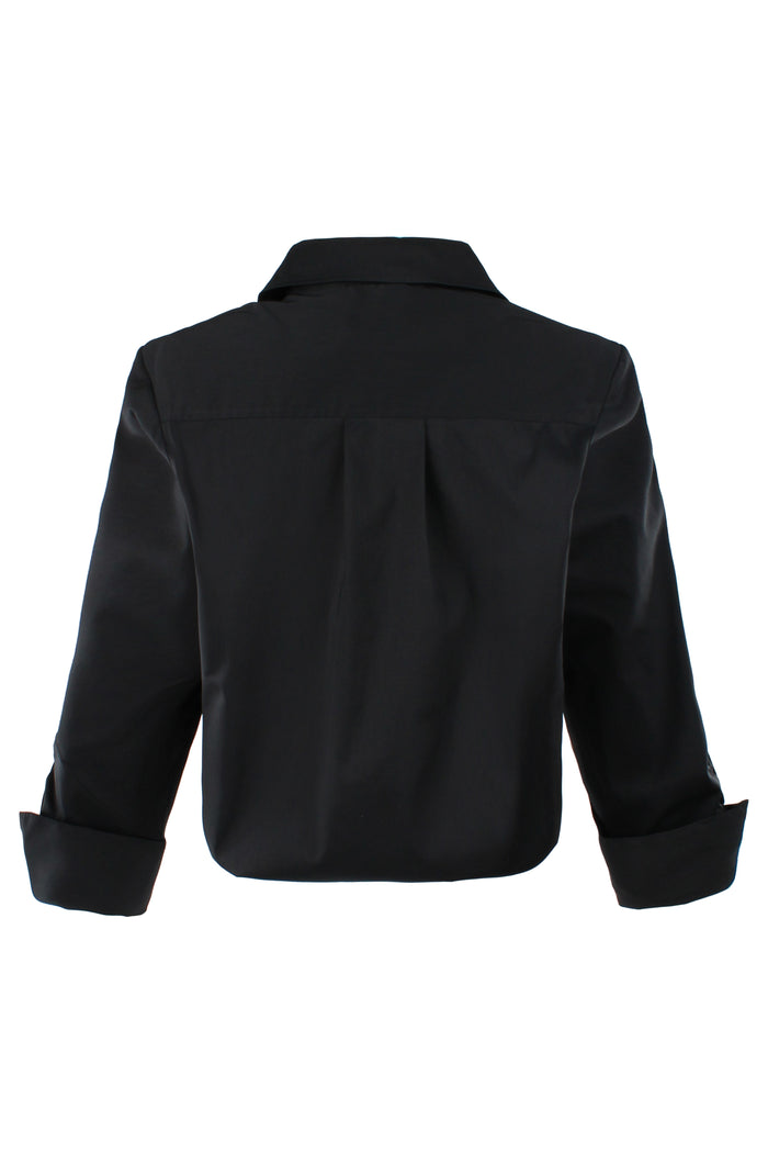 Black jacket on a white background