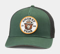 Smokey Bear Snapback Mens Hat (Green/Tan)