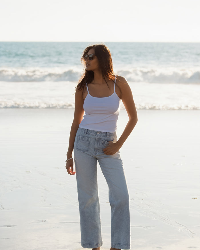 Sojourn Ribbed Crop Tank - FINAL SALE