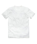 A plain white crew neck t-shirt