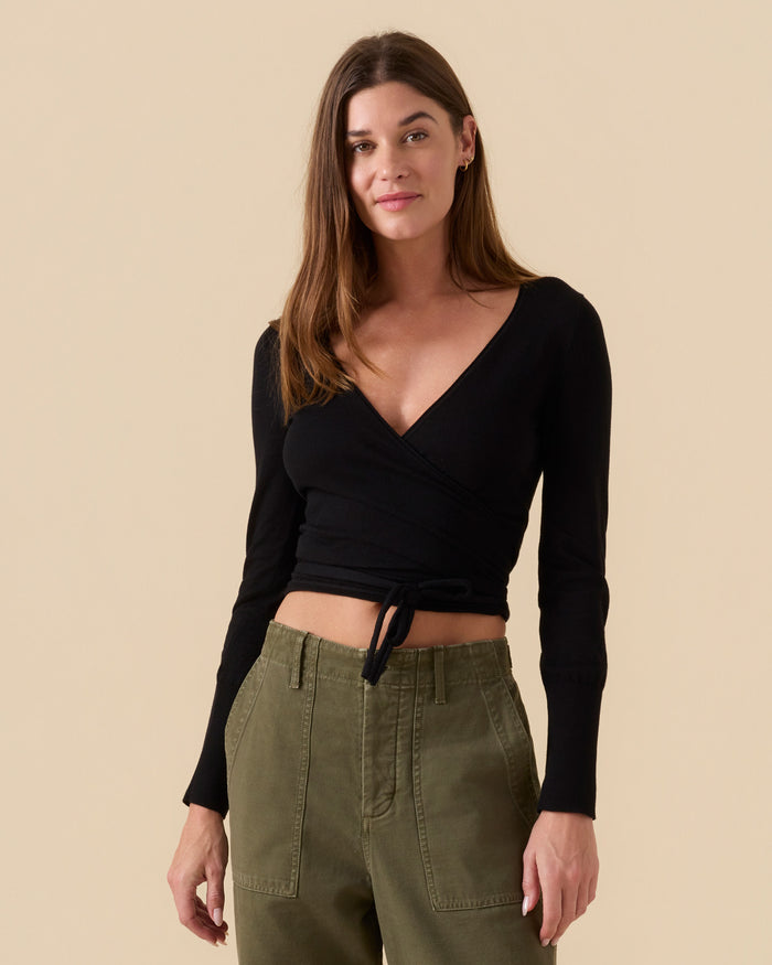 Sol Wrap Sweater - FINAL SALE