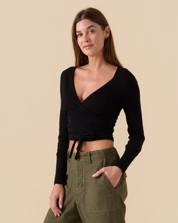 Sol Wrap Sweater - FINAL SALE