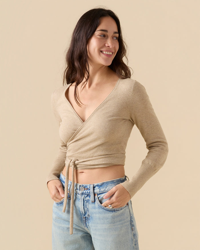 Sol Wrap Sweater - FINAL SALE