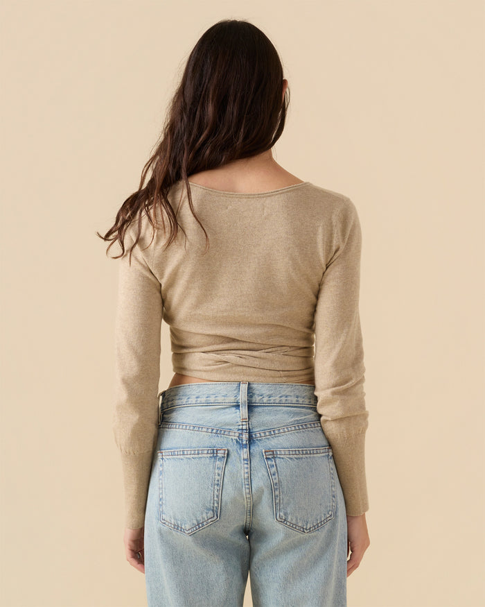 Sol Wrap Sweater - FINAL SALE