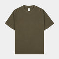 Solid Novelty Mens Short Sleeve Shirt (Dark Green)