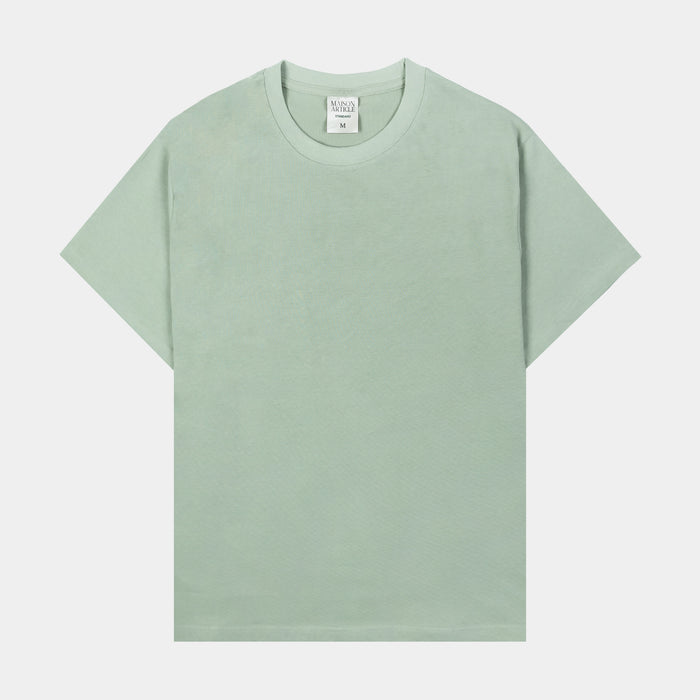 Solid Novelty Mens Short Sleeve Shirt (Foam Green)