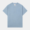 Solid Novelty Mens Short Sleeve Shirt (Sky Blue)