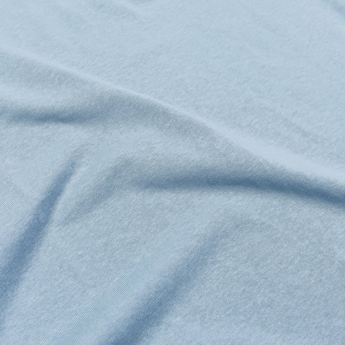Solid Novelty Mens Short Sleeve Shirt (Sky Blue)