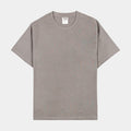 Solid Novelty Mens Short Sleeve Shirt (Stone Grey)