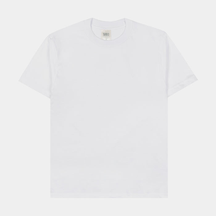 Solid Novelty Mens Short Sleeve Shirt (White)